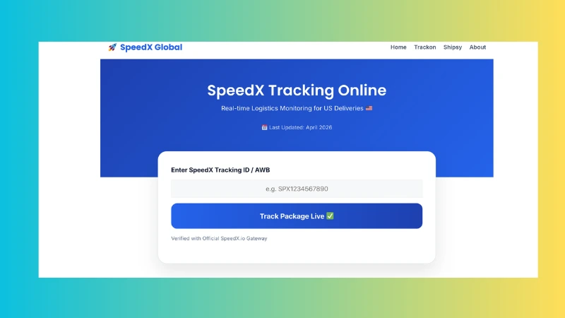 Enter Tracking ID in Tool